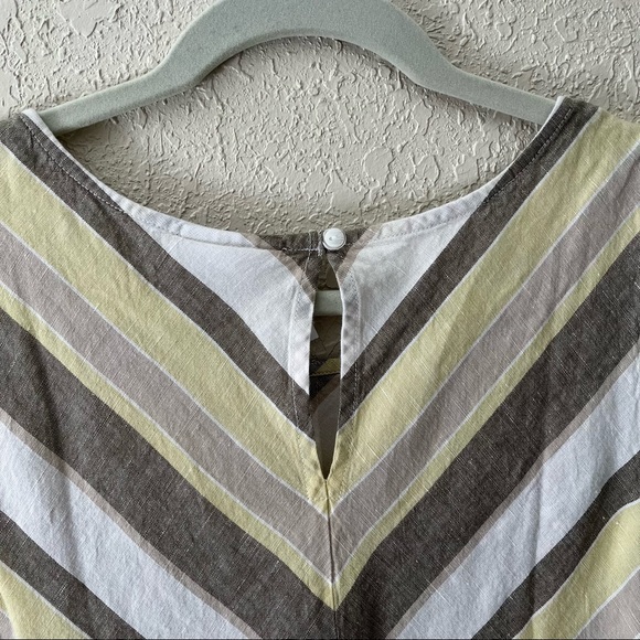 Liz Claiborne women’s Linen blend sleeveless shift dress with pockets, small - Picture 4 of 7